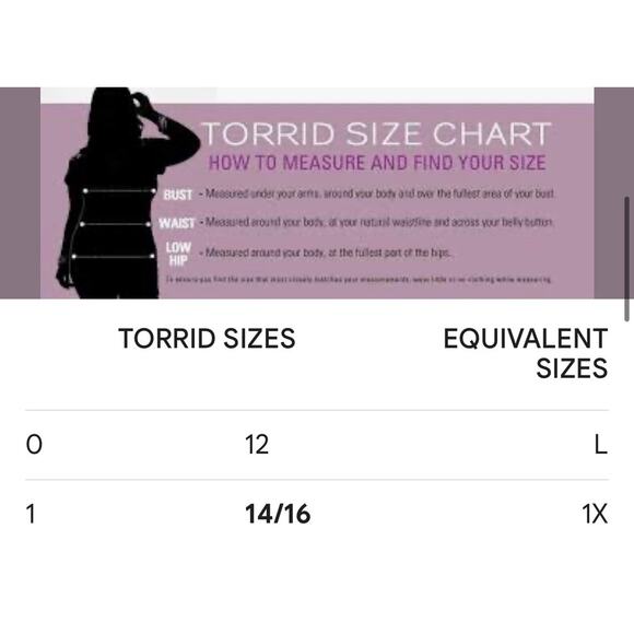 Torrid Crushed Velvet Peplum Tank Top Women 1X 14-16 Holiday Christmas Party - Picture 8 of 8